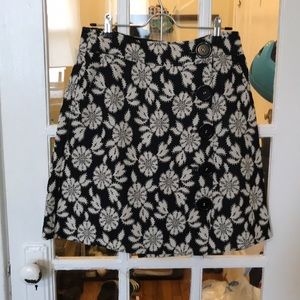 Tibi Flower Print Skirt